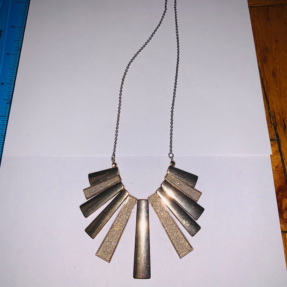 Gold tone necklace